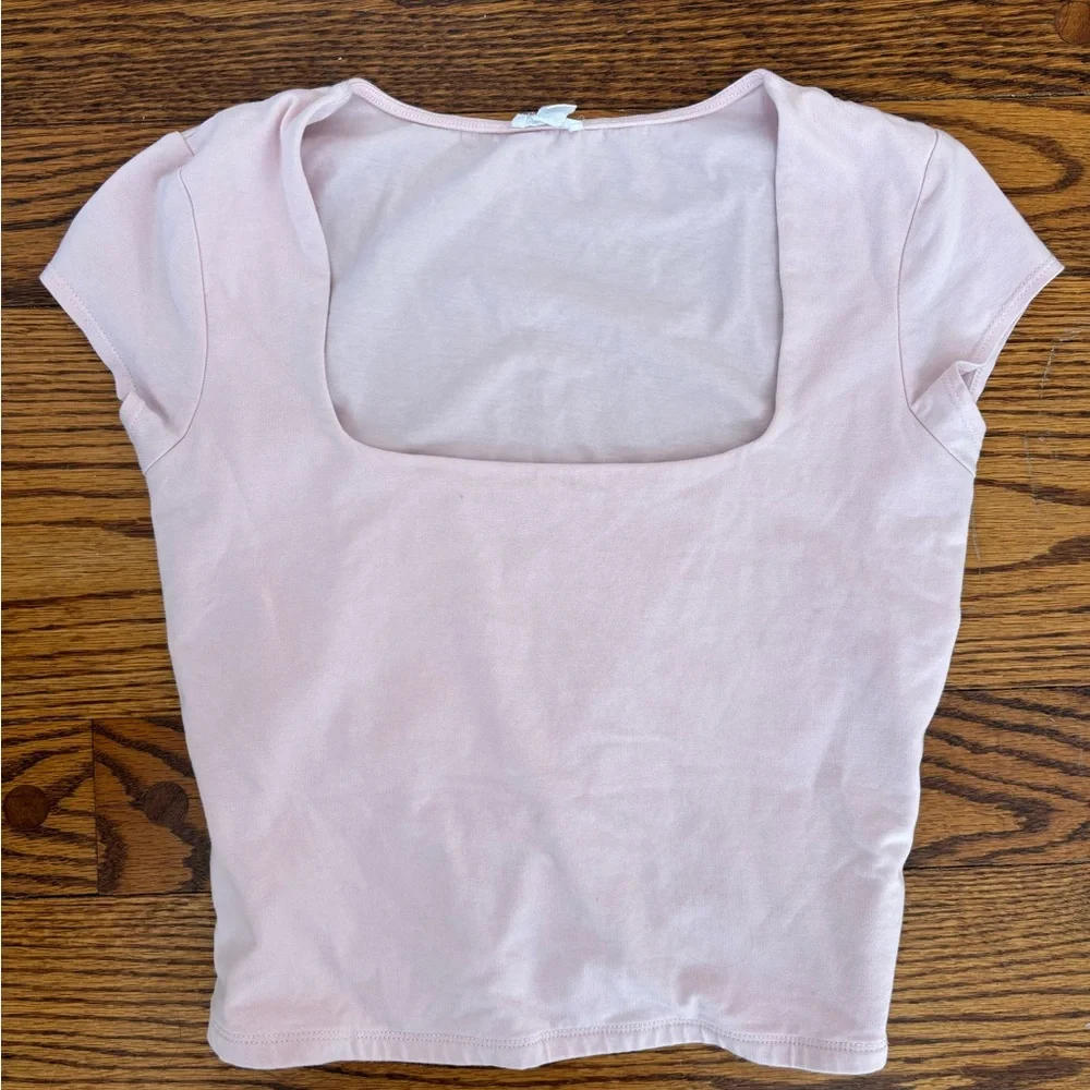 Garage Light Pink Crop Top - Picture 3 of 4